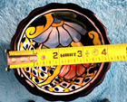 Talavera Hand Painted Bold Salsa Candy Or Trinket Bowl Lead Free Folk Art M  xico