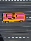 Aurora Afx Plymouth Cuda F c Orange purple yellow W wheelie Bar