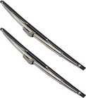 12  Stainless Steel Windshield Wiper Blades 2pcs Front For Ford Gm Polished