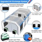 Inflatable Paint Booth 21 5x13x9ft Portable Paint Booth For Car Auto Parts