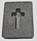  75 Oz Religious Cross Graphite Gold Ingot Mold For Gold   Silver Casting