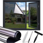 Window Tint For Home  One Way Privacy Film Heat   Uv Blocking  Static Cling N   