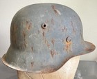 Ww2 German Army Or Elite M42 Combat Helmet And Liner Band Hkp62