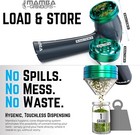 Mamba Original 1g Gray Electric Portable Herb Grinder  Usb Powered Essential Kit