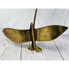 Mcm Brass Seagull Birds In Flight Wall Hanging Mid Century Decor 24  Vintage