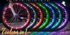 Lot Of 40 Led 18 Mode Bike Wheel Usb Rechargeable 7-color Lights In A Gift Box
