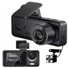 2  Dash Cam Car Camera Video Recorder Triple Lens Hd 1080p Night Vision Dvr 170  