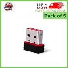 5 Pack 300mbps Mini Wireless Usb Wi-fi Adapter Lan  Network 802 11n g b Nano