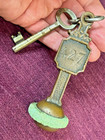 Vintage Hotel Richemond Geneva Switzerland Hotel Key   Fob  427 Skeleton Key