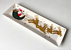 Coton Colors Vintage Village Platter Christmas Santa And Reindeer 5 5   x18    New
