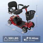 Omecal 4-wheel Folding Mobility Scooter For Adults 330lbs Capacity 15-mile Range