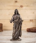 Jesus Christ Statue 11 6in Bronze Finish Polystone Christian Religious Decor