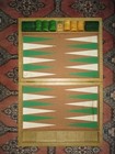Vintage Tournament Bakelite Catalin Backgammon 1 3 4  W catalin Dice   3  Cups