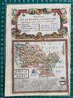 1720 Antique Map  Denbighshire  Wales - Owen   Bowen