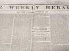 1852 October 23 The Weekly Herald Newspaper - Black Warrior - Crescent- Np 3878w