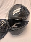 Harley-davidson Modular Full Face Motorcycle Helmet With Flame Graphic  Shield