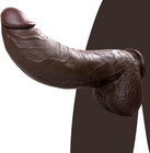 11 6  Huge Big Black Dildo  2 67  Diameter Thick Realistic Bbc Curved Dildo