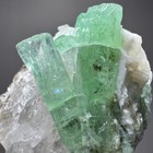 230ct Beautiful   Natural Emerald Crystals On Quartz  Specimen From Chitral Pak