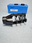 Recoil Compensator Muzzle Brake M14x1 Lh  308 7 62 Steel B3-as-bk New