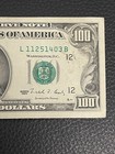 1990 Series  100 Dollar Bill  Federal Reserve Note  Discontinued - Ink Bleed