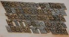 Bookbinding Brass Type 0 43  Embossing Gold Finishing Bookbinder Rare Gilding 