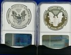 2012 S Reverse Proof Silver Eagle Ngc Pf70   Pf70 Er 2 Coin San Francisco Set
