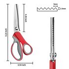 Pinking Shears Craft Scissors - 9  Stainless Steel Pinking Shears Scissors Fo   