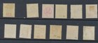 Sarawak Malaysia Stamps  1899-1902 Sir Charles Brooke Sg36 38 39a 40 45 47  49