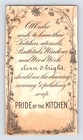 Victorian Trade Card Thurbers Kitchen Pride Soap 1890s Pink Rose 2 5  X 5 