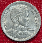 A Very Nice High Grade Au 1954 S Chile 1 Peso Coin-oct565