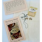 The Drawn Thread Counted Cross Stitch Kit The Rabbit Mill Hill Glass Beads Linen