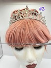 Tiara Crown Bridal Wedding Prom Hair Rhinestone Crystal Princess Silver