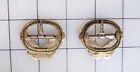 Knee Breeches Buckle  Bd Brass  Sold As A Pair  18th Century Reproduction