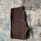 Lululemon Align Shorts 6  Inseam Size 8 Espresso High Rise Shorts