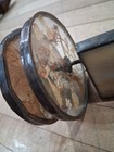 Stained Glass Kaleidoscope Vintage Brass Frame Optical Tube
