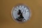 2017-p American Liberty One Ounce Reverse Proof Coin With Case - Toning