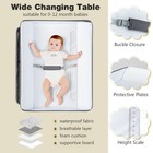 Infans Baby Changing Table  Folding Diaper Station Portable Nursery Organizer   