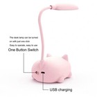 Genyerl Led Desk Lamp For Kids mini Cat Night Light  Cute 8 5 8 22cm  Pink