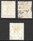 Colombia Scott  c115-c117 Airmail Vf Postally Used Issued 1939 Surcharge