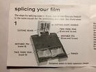 Super 8 S8 Mm Presstapes  Splicing Tape  Movie Film Splice - New Kodak Presstape