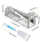 4pcs Humane Live Mouse Trap Reusable Rat Rodent Trap Catch Release Cage Safe 