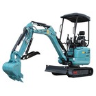 2 5ton Mini Excavator Kubota D902 Engine Side Swing Diggers With Excavator Cover