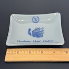 Rare Vintage Gresham Hotel Dublin Glass Ireland Ashtray Plate Tray Trinket
