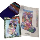Vtg 1993 Bucilla Needlepoint Christmas Stocking Kit Nativity 60712 Gillum Manger