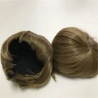 Npk Light Brown Straight Hair Wig For 50-58cm Reborn Dolls High Quality Sticked