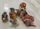 Lot Of 5 Vintage Fur Mouse Mice   Handmade
