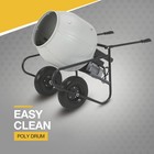 Klutch Electric Cement Mixer  3 5 Cu  Ft  Poly Drum  1 2 Hp  120v Electric
