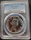  1962 1  Dollar Elizabeth-ii Canada Pcgs Pl66 Rare R4  semi-cam  Highest-grades