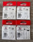 Eagle Claw Fishing Hooks Lot 4 Packs Aberdeen   Plain Shank Size 6   8