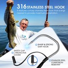 Fishing Gaff Saltwater Fish With S316 Stainless Steel Hook Carbon Fiber 4 8   
